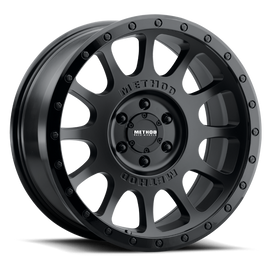 Method Wheels MR305 NV 18x9 +18mm Offset 6x135 94mm CB Matte Black - Gloss Black Lip