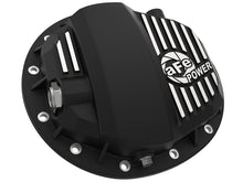 Cargar imagen en el visor de la galería, aFe Pro Series GMCH 9.5 Rear Diff Cover Black w/ Machined Fins 19-20 GM Silverado/Sierra 1500