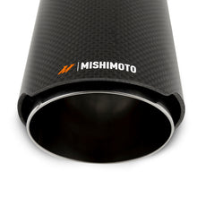 Cargar imagen en el visor de la galería, Mishimoto Carbon Fiber Muffler Tip 3in Inlet 4in Outlet Polished