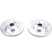 Cargar imagen en el visor de la galería, Power Stop 15-18 Subaru Legacy Front Evolution Drilled &amp; Slotted Rotors - Pair