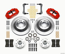 Cargar imagen en el visor de la galería, Wilwood Narrow Superlite 6R Front Hub &amp; 1PC Rtr Kit 12.88in-Red 70-78 Camaro