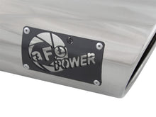 Cargar imagen en el visor de la galería, aFe Diesel Exhaust Tip Bolt On Polished 4in Inlex x 5in Outlet x 15in