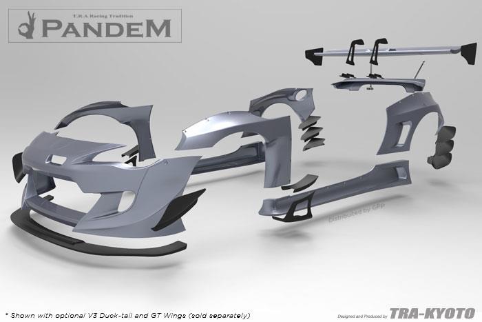 GReddy Scion FR-S Pandem Wide Body V3 Front Splitter