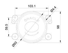 Cargar imagen en el visor de la galería, Oracle 100mm 15W Driving Beam LED Emitter - 6000K