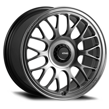 Load image into Gallery viewer, Konig MRK1 18X8.5 5X114.3 ET35 Hyper Carbon - Gloss Black Gear Cap/Logo/Cover Plate