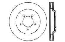 Cargar imagen en el visor de la galería, StopTech Power Slot 05-10 Mustang GT V8-4.6L Front Left Drilled Rotor