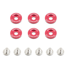 Cargar imagen en el visor de la galería, Mishimoto Small Fender Washer Kit (6pcs) - Red