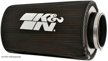 Cargar imagen en el visor de la galería, K&amp;N Round Tapered Drycharger Air Filter Wrap 8in B ID x 6.625in T ID x 10.5in H
