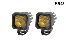 Cargar imagen en el visor de la galería, Diode Dynamics Stage Series C1 LED Pod Pro - Yellow Wide Standard ABL (Pair)