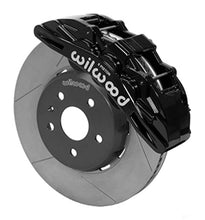 Cargar imagen en el visor de la galería, Wilwood SX6R Front Brake Kit 14in Slotted Rotors Black Calipers w/ Lines 16-19 Chevrolet Camaro SS