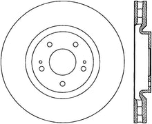 Cargar imagen en el visor de la galería, StopTech 03-06 Mitsubishi Lancer SportStop Cryo Slotted &amp; Drilled Front Left Rotor