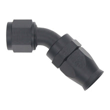 Cargar imagen en el visor de la galería, DeatschWerks 10AN Female Swivel 45-Degree Hose End PTFE (Incl Olive Insert) - Anodized Matte Black