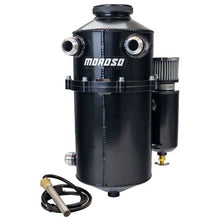 Load image into Gallery viewer, Moroso 2 Piece 16.5in Tall 60/40 Split Dual Inlet 7.5qt Dry Sump Tank - Black