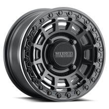 Cargar imagen en el visor de la galería, Method MR415 Beadlock 15x10 / 6+4/25mm Offset / 4x136 / 106 CB Matte Black Wheel - Gloss Black Ring