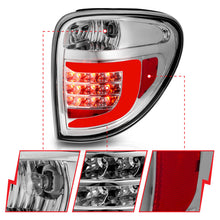 Cargar imagen en el visor de la galería, ANZO 2004-2007 Dodge Grand Caravan LED Tail Lights w/ Light Bar Chrome Housing Clear Lens