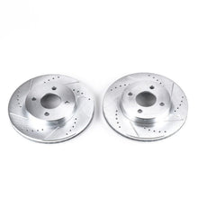 Cargar imagen en el visor de la galería, Power Stop 05-10 Chevrolet Cobalt Front Evolution Drilled &amp; Slotted Rotors - Pair