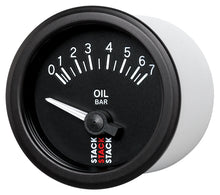 Cargar imagen en el visor de la galería, Autometer Stack 52mm 0-7 Bar M10 (M) Electric Oil Pressure Gauge - Black