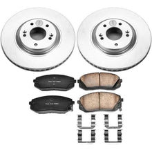 Cargar imagen en el visor de la galería, Power Stop 15-16 Hyundai Sonata Front Z17 Evolution Geomet Coated Brake Kit