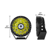 Cargar imagen en el visor de la galería, XK Glow Combo Beam Offroad Round Work Light Kit 2pc 9in 110W