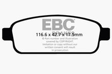 Cargar imagen en el visor de la galería, EBC 13+ Buick Encore 1.4 Turbo Redstuff Rear Brake Pads