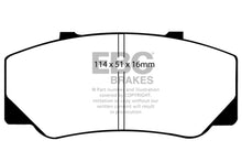 Cargar imagen en el visor de la galería, EBC 91-94 Nissan Sentra SE-R Ultimax Rear Brake Pads