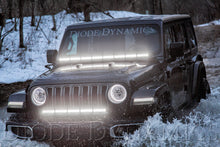 Cargar imagen en el visor de la galería, Diode Dynamics 18-21 Jeep JL Wrangler/Gladiator SS30 Bumper Bracket Kit - Amber Combo Dual