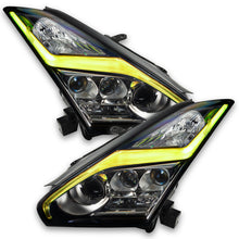Cargar imagen en el visor de la galería, Oracle 15-21 Nissan GT-R Lightning Bolt Headlight DRL RGB+W w/ Simple Controller