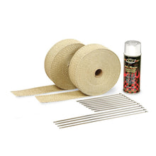 Cargar imagen en el visor de la galería, DEI Exhaust Wrap Kit - Tan Wrap and White HT