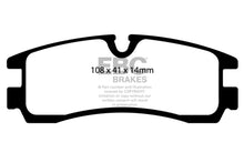 Cargar imagen en el visor de la galería, EBC 98-04 Cadillac Seville 4.6 Ultimax2 Rear Brake Pads