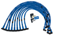 Cargar imagen en el visor de la galería, Moroso Chevrolet Small Block Ignition Wire Set - Blue Max - Spiral Core - Sleeved - HEI - 90 Degree