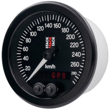 Cargar imagen en el visor de la galería, Autometer Stack Instruments 88mm 0-290 KM/H GPS Speedometer - Black