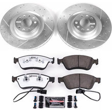 Cargar imagen en el visor de la galería, Power Stop 09-11 Audi A6 Quattro Front Z26 Street Warrior Brake Kit