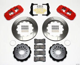 Wilwood AERO4 Rear Kit 14.25in Red 2006-10 Magnum/Challenger/Charger/300C