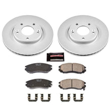 Cargar imagen en el visor de la galería, Power Stop 04-06 Hyundai Tiburon Front Z17 Evolution Geomet Coated Brake Kit