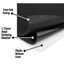 Cargar imagen en el visor de la galería, DEI Universal Boom Mat Acoustic Tiles - 8.5 sq. ft. - 4 Pack