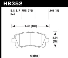 Load image into Gallery viewer, Hawk 02-03 WRX / 98-01 Impreza / 97-02 Legacy 2.5L / 98-02 Forester 2.5L Blue 9012 Front Race Pads