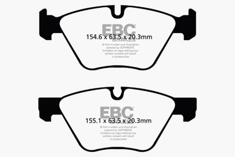 EBC 09+ BMW Z4 3.0 (E89) Greenstuff Front Brake Pads