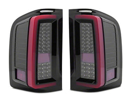 Raxiom 07-13 Chevrolet Silverado 1500 G2 LED Tail Lights- Black Housing- Smoked Lens