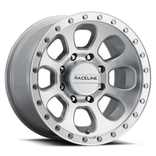 Cargar imagen en el visor de la galería, Raceline 961MC Bolt 17x9in / 8x180 BP / -12mm Offset / 130.81mm Bore - Machined Cc