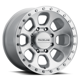 Raceline 961MC Bolt 17x9in / 8x170 BP / -12mm Offset / 130.81mm Bore - Machined Cc
