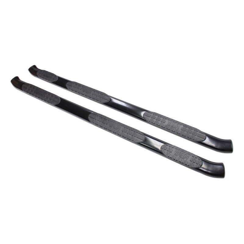 Westin 07-13 Chevy Silv 1500 Extended Cab (8 ft Bed) PRO TRAXX 5 WTW Oval Nerf Step Bars - Blk