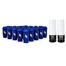 Load image into Gallery viewer, Mishimoto Aluminum Locking Lug Nuts M12x1.5 - 27pc Set - Blue