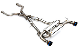 Invidia 2022+ Nissan Z 70mm Gemini Cat Back Exhaust - Single Layer Titanium Tips