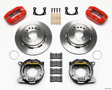 Cargar imagen en el visor de la galería, Wilwood Dynapro Lug Mount P/S Park Brake Kit Red New Big Ford 2.50in Offset