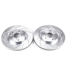 Cargar imagen en el visor de la galería, Power Stop 09-14 Acura TL Front Evolution Drilled &amp; Slotted Rotors - Pair
