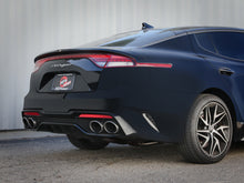 Cargar imagen en el visor de la galería, aFe Gemini XV 3in to Dual 2-1/2in 304 SS Cat-Back Exhaust w/ Cut-Out 18-21 Kia Stinger L4-2.0L (t)