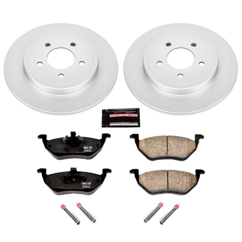 Power Stop 05-08 Ford Escape Rear Z17 Evolution Geomet Coated Brake Kit