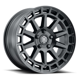 ICON Journey 17x8 / 5x100 / 38 mm / 6in BS Satin Black Wheel