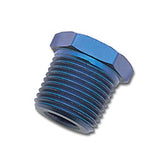 Russell Performance 3/8in Male to 1/8in Female Pipe Bushing Reducer (Blue)