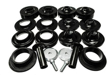 Cargar imagen en el visor de la galería, Energy Suspension 18+ Jeep Wrangler JL Black Rock-Flex 2in Adjustable Coil Spacer Set